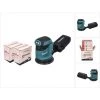 Makita DBO 180 Z Ponceuse Excentrique Sans Fil 18 V - 125 Mm + 2x Sets De Ponçage Toolbrothers TURTLE - Sans Batterie, Sans Chargeur -Ponceuse et polisseuse Soldes 67638938 1