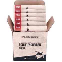 Makita DBO 180 Z Ponceuse Excentrique Sans Fil 18 V - 125 Mm + 2x Sets De Ponçage Toolbrothers TURTLE - Sans Batterie, Sans Chargeur -Ponceuse et polisseuse Soldes 67638938 4