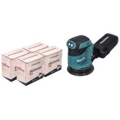 Makita DBO 180 Z Ponceuse Excentrique Sans Fil 18 V - 125 Mm + 4x Sets De Ponçage Toolbrothers TURTLE - Sans Batterie, Sans Chargeur -Ponceuse et polisseuse Soldes 67639014 2