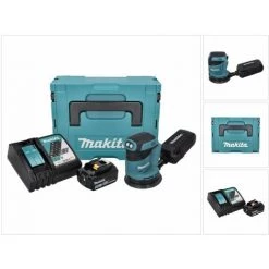 Makita DBO 180 RG1J Ponceuse Excentrique Sans Fil 18 V - 125 Mm + 1x Batterie 6,0 Ah + Chargeur + Makpac -Ponceuse et polisseuse Soldes 67639015 3