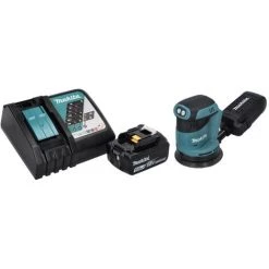 Makita DBO 180 RT1 Ponceuse Excentrique Sans Fil 18 V - 125 Mm + 1x Batterie 5,0 Ah + Chargeur -Ponceuse et polisseuse Soldes 67639020 2