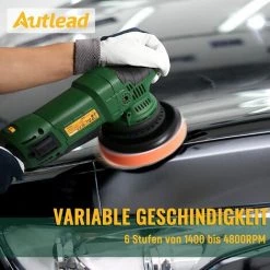 GIZCAM Polisseuse Excentrique 150mm 1050W. 2 Disques éponge Interchangeables De 150 Mm -Ponceuse et polisseuse Soldes 67697207 4