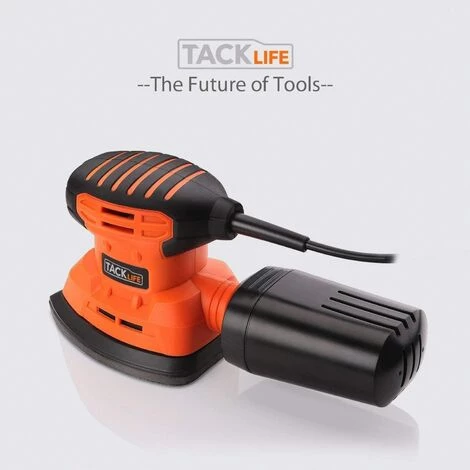 GIZCAM Ponceuse Vibrante, Ponceuse Professionel 130W, 12000 RPM, 12 * 140X140X80mm Papiers Abrasifs Inclus (6 * 80 Grits, 6 * 180 Grits) 6 GIZCAM Ponceuse Vibrante, Ponceuse Professionel 130W, 12000 RPM, 12 * 140X140X80mm Papiers Abrasifs Inclus (6 * 80 Grits, 6 * 180 Grits) – Image 4