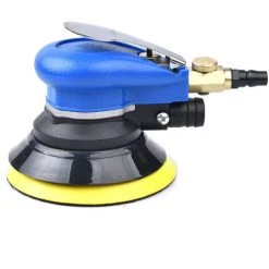 YIENJAOY AGILITY Ponceuse à Air Pneumatique, Ponceuse à Air Pneumatique 5in 10000 TR/Min, Collecte De Poussière De Machine De Polissage De Cire Pour Le Travail Du Bois De Soins De Peinture De Voiture -bleu