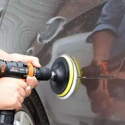 OYLDA 3 Pièces De 6 Pouces De Laine De Polissage Disque De Polissage Pour L'attachement Tampon De Forage Avec Adaptateur De Forage M14 -Ponceuse et polisseuse Soldes 68137506 5