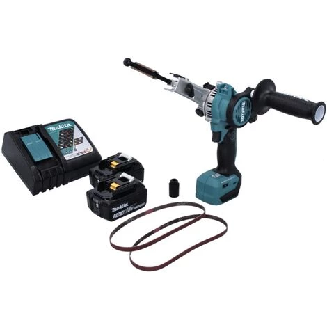 Makita DBS 180 RT Ponceuse à Bande Sans Fil 18 V - 9 X 533 Mm - Brushless + 2x Batteries 5,0 Ah + Chargeur 6 Makita DBS 180 RT Ponceuse à Bande Sans Fil 18 V - 9 X 533 Mm - Brushless + 2x Batteries 5,0 Ah + Chargeur – Image 4