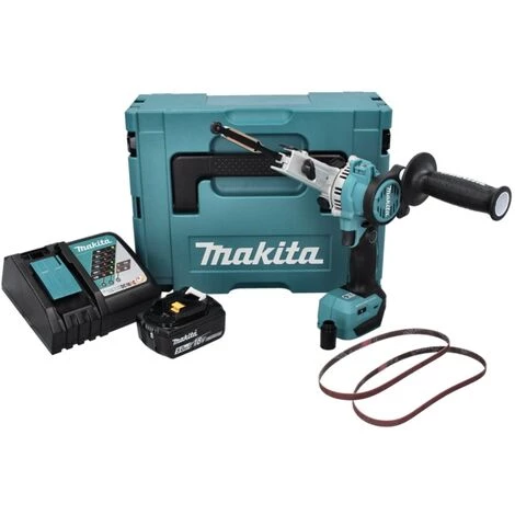 Makita DBS 180 RT Ponceuse à Bande Sans Fil 18V - 9 X 533 Mm - Brushless + 1x Batterie 5,0 Ah + Chargeur + Makpac 5 Makita DBS 180 RT Ponceuse à Bande Sans Fil 18V - 9 X 533 Mm - Brushless + 1x Batterie 5,0 Ah + Chargeur + Makpac – Image 3