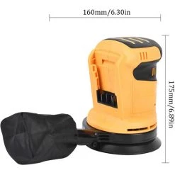 ASUPERMALL Polisseuse De Voiture électrique Sans Fil 3 Vitesses De Vitesse Machine De Polissage Automatique Réglable Rectifieuse De Cirage De Métal En Bois, Hôte -Ponceuse et polisseuse Soldes 68312125 5