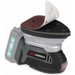 POWER PLUS Ponceuse Triangulaire à Batterie 18v Sans Batterie -Ponceuse et polisseuse Soldes 7353320 5