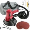 AREBOS Ponceuse Murale Pour Placo & Platre | 710W | Six Vitesses Réglables | Avec Aspiration Et 18 Pads De Ponçage | 1500-3000 Rpm - Rouge -Ponceuse et polisseuse Soldes 7557581 1