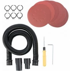 AREBOS Ponceuse à Bras | 710 Watt | Ø 225 Mm | Régulation De Vitesse | Tête Pivotante - Rouge -Ponceuse et polisseuse Soldes 7557583 5