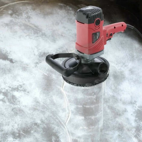 AREBOS Ponceuse à Beton Rabot | Fraiseuse A Beton | 1500 W | Avec Les Accessoires | Réglable En Hauteur - Rouge 3 AREBOS Ponceuse à Beton Rabot | Fraiseuse A Beton | 1500 W | Avec Les Accessoires | Réglable En Hauteur - Rouge – Image 2