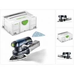 Festool DTSC 400 Li-Basic 18V Ponceuse Delta Hybride Sans Fil Avec Boîtier Systainer - Sans Batterie Ni Chargeur ( 201526 )